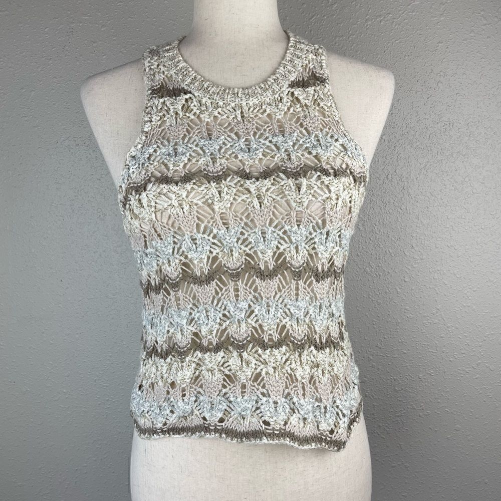 American Eagle Loose Knit Sleeveless Sweater Size XS EUC
